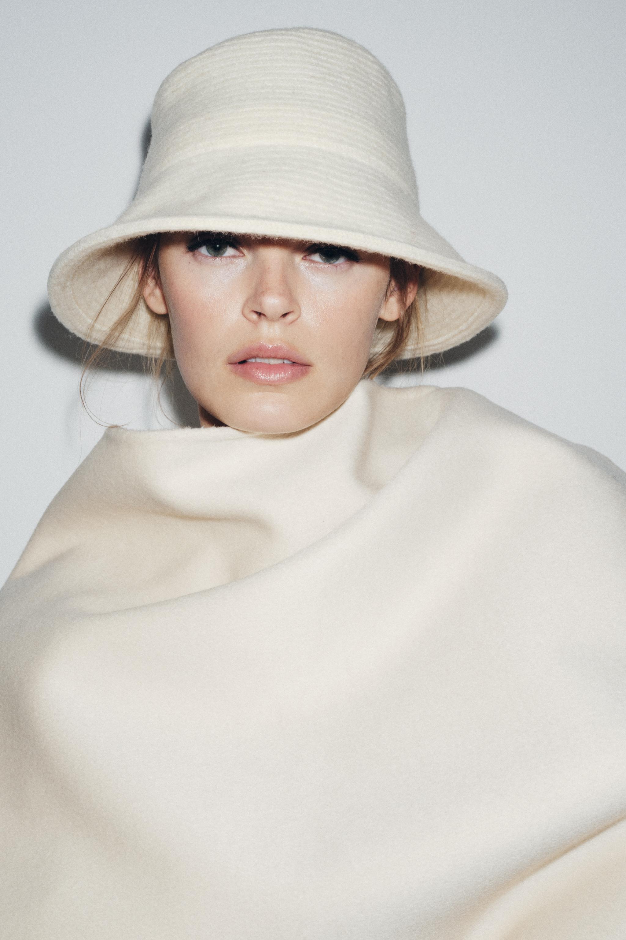 ZARA Wool Blend Structure Hat