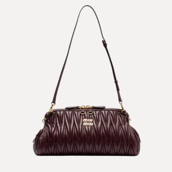 Miu Miu Matelass&amp;eacute; Leather Clutch