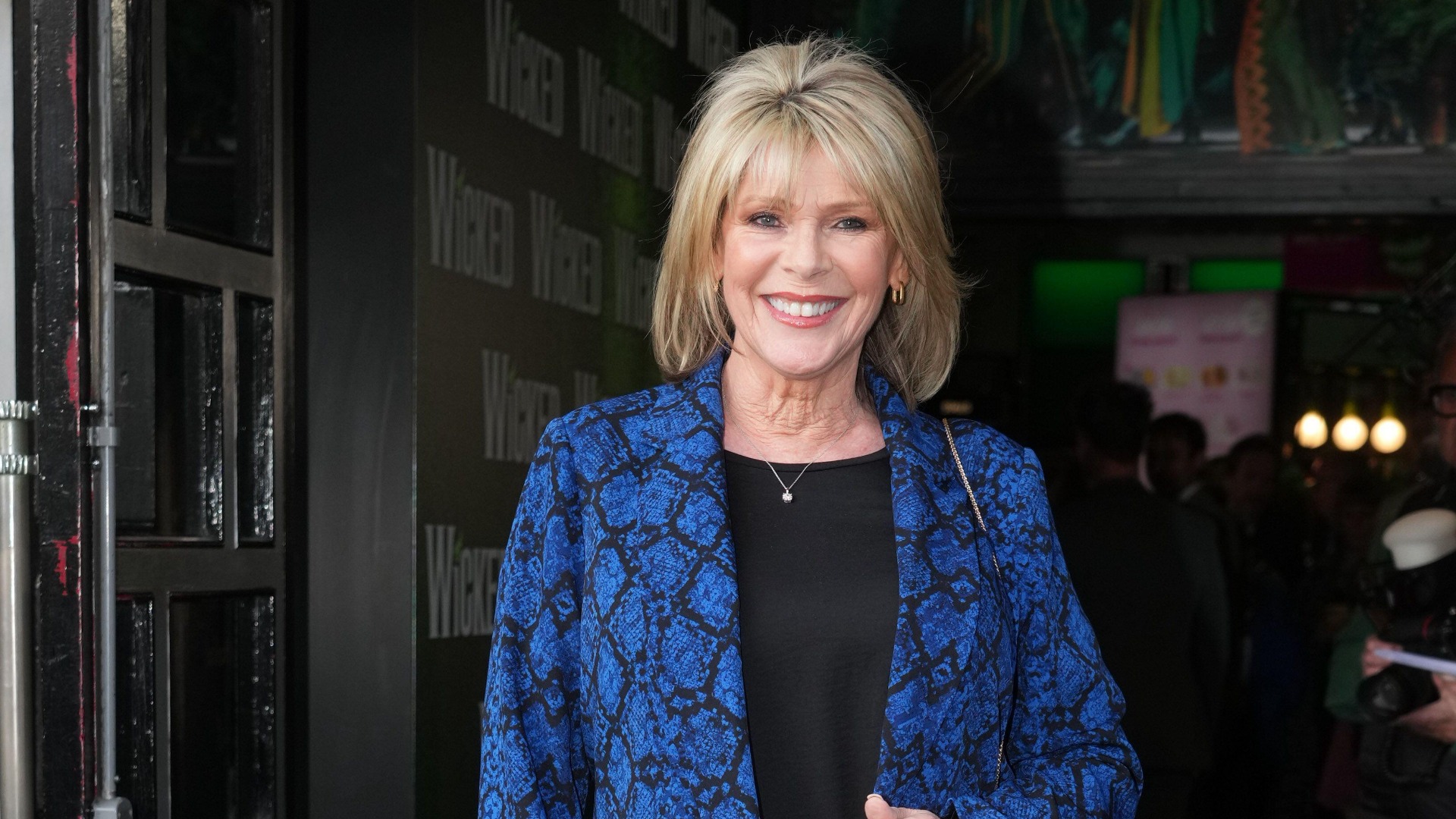 Ruth Langsford attends the gala performance of Wicked, at the Apollo Victoria Theatre in London