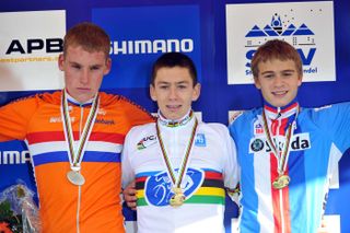Under-23 men podium, Cyclo-cross World Championships 2011