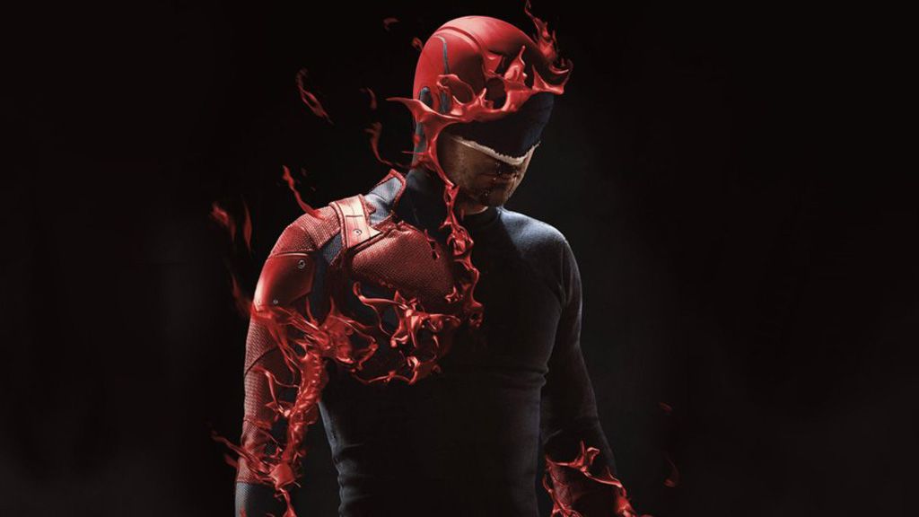 A promotional image of Charlie Cox&#039;s Daredevil in the Netflix Marvel show of the same name