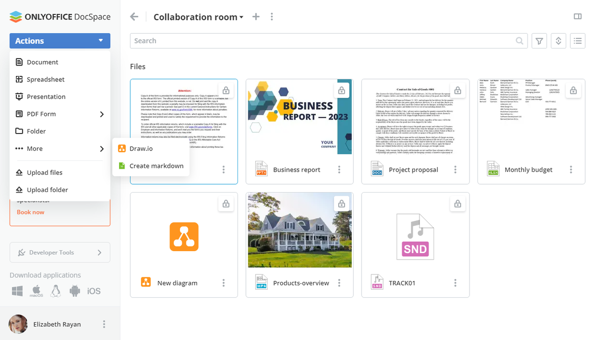 Onlyoffice DocSpace 2.5