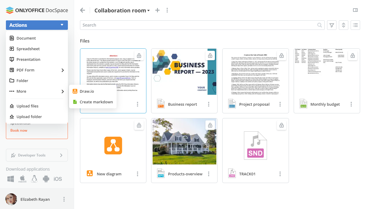 Onlyoffice DocSpace 2.5