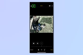 A screenshot showing how to edit photos on iPhone