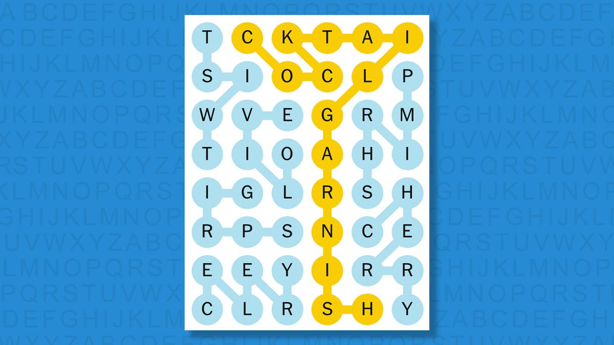 NYT Strands answers for game 707 on a blue background