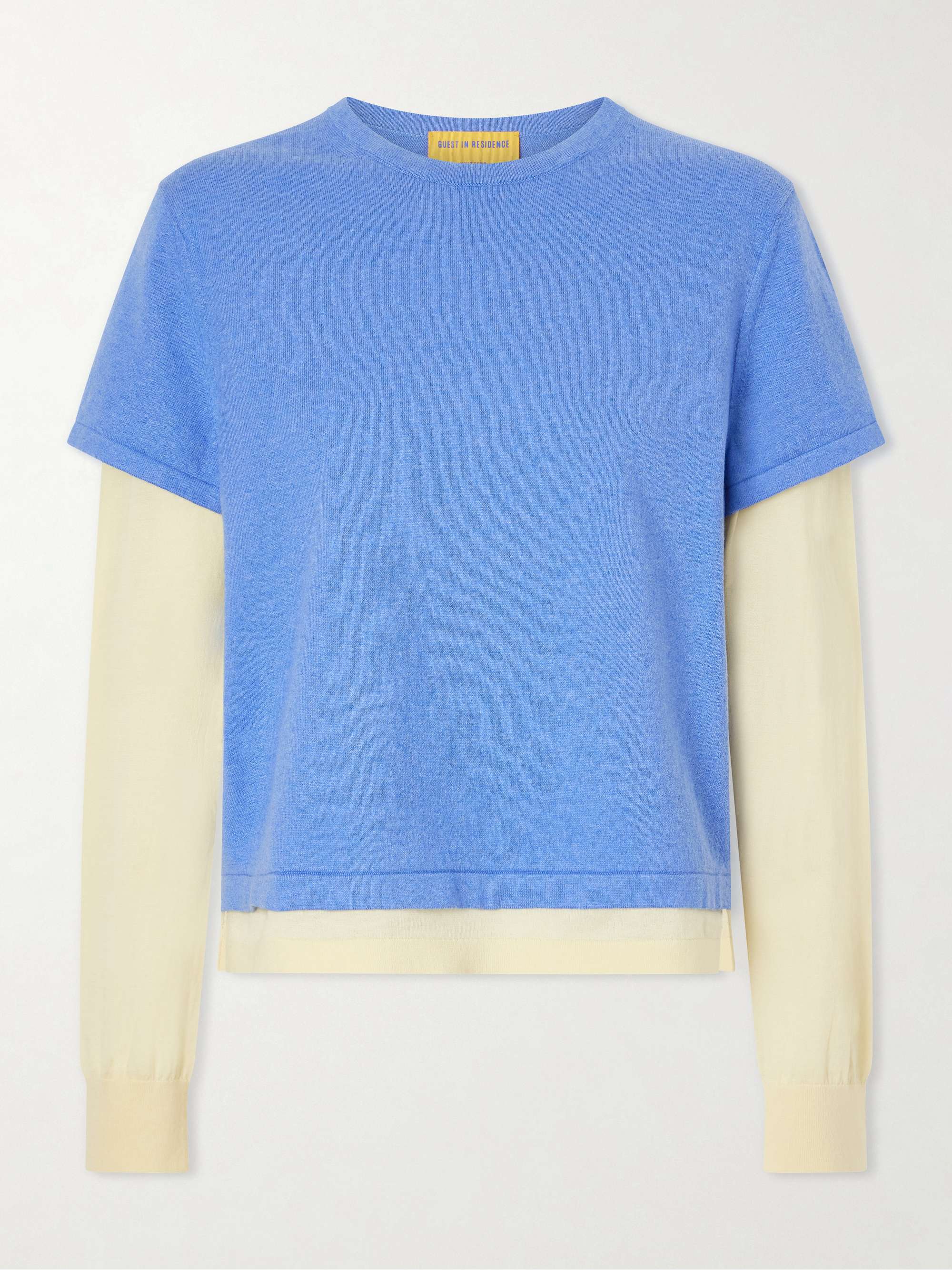 Layer Cotton, Cashmere and Silk Blend T-Shirt