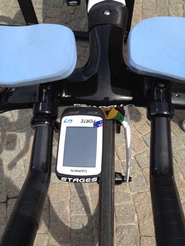 Porte has a custom made cockpit