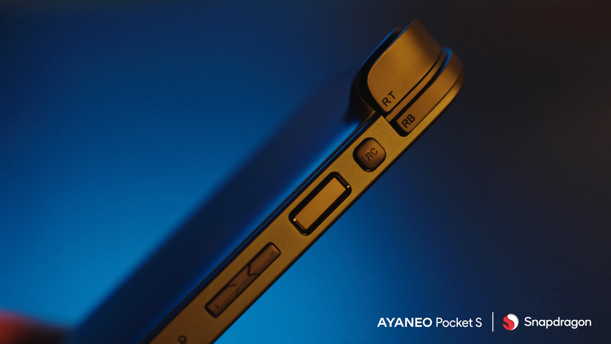Ayaneo Pocket S top-down view