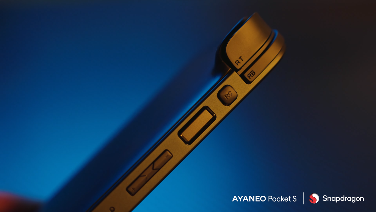 Ayaneo Pocket S top-down view