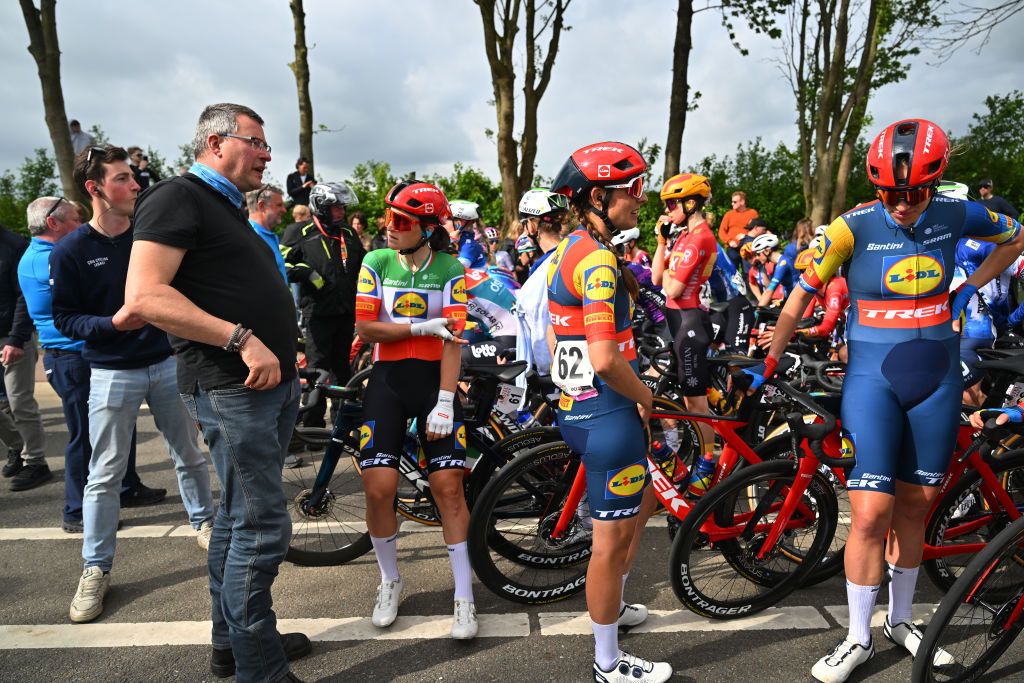 Riders during neutralisation