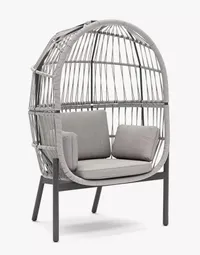 Basket Rope Woven Single Garden Chair Pod | Was £549 Now £274.50 at John Lewis