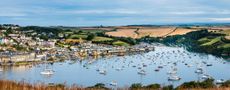 A panoramic view of Salcombe from East Portlemouth.