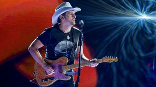 Brad Paisley performs at the 50th Annual CMA Awards, live from the Bridgestone Arena in Nashville, November 2, 2016