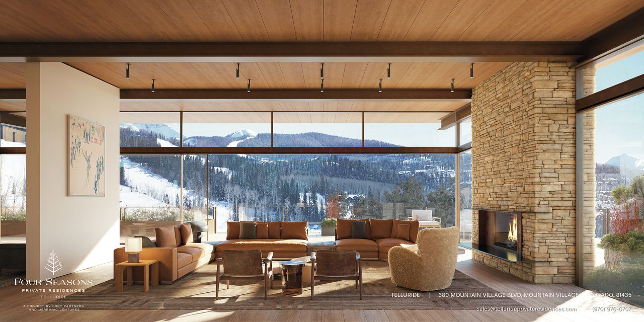 Renderings of a Four Seasons project in Telluride, Colorado.