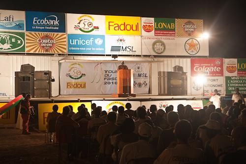 The team presentation was an impressive formal affair with a speech by the Burkina Faso Minister of Sports.
