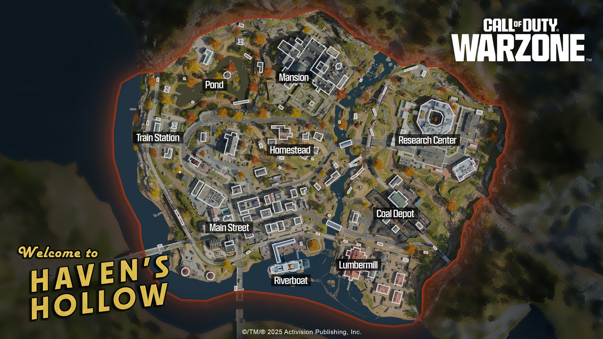 Haven&#039;s Hollow Warzone map screenshot