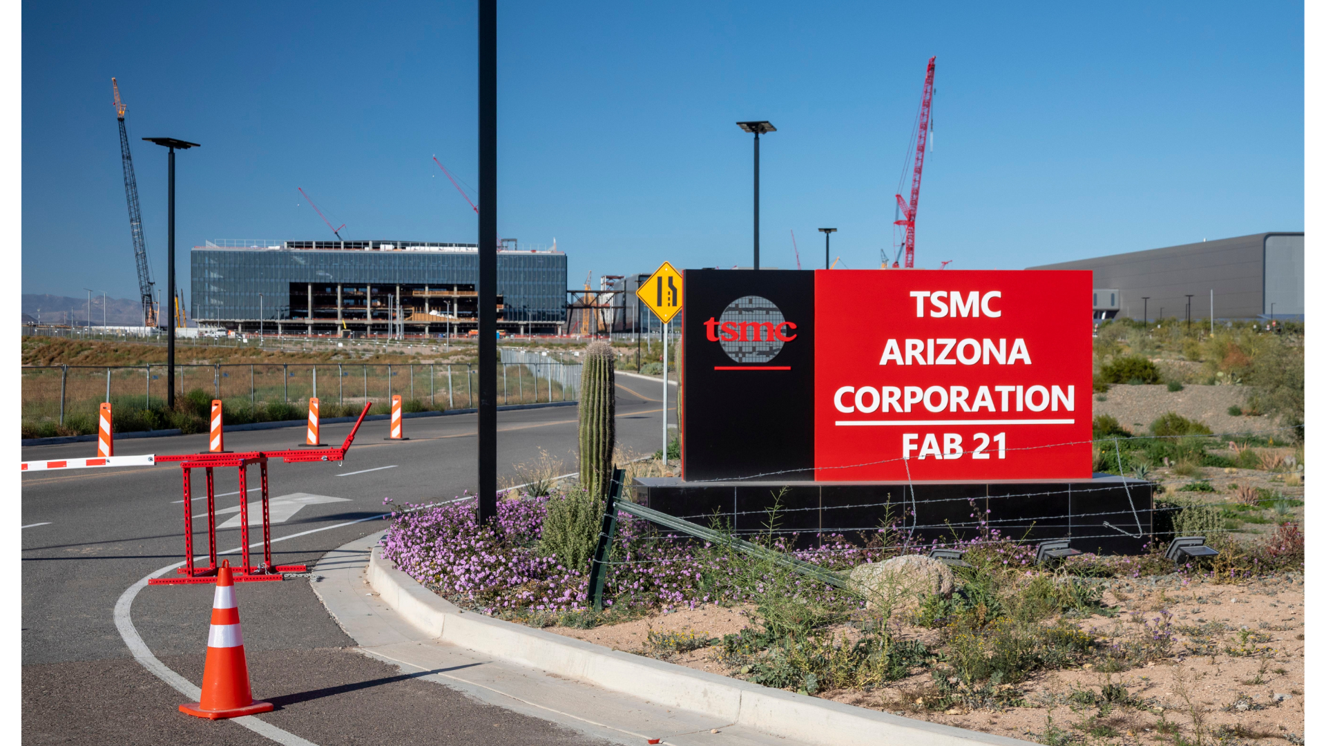 TSMC Arizona Fab 21 entrance