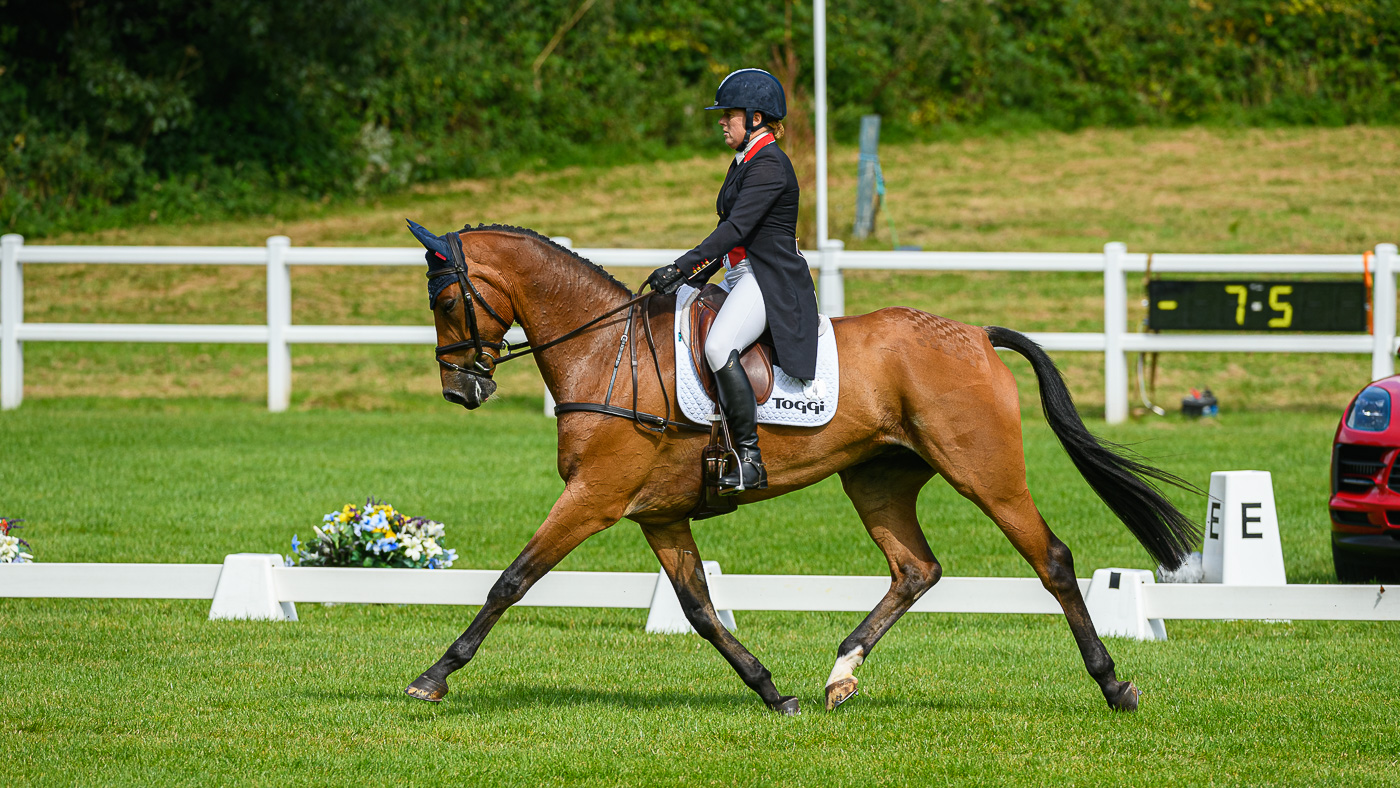 Bicton Horse Trials dressage: Pippa Funnell and Majas Hope