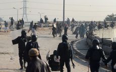 Pakistani troops clash with protesters