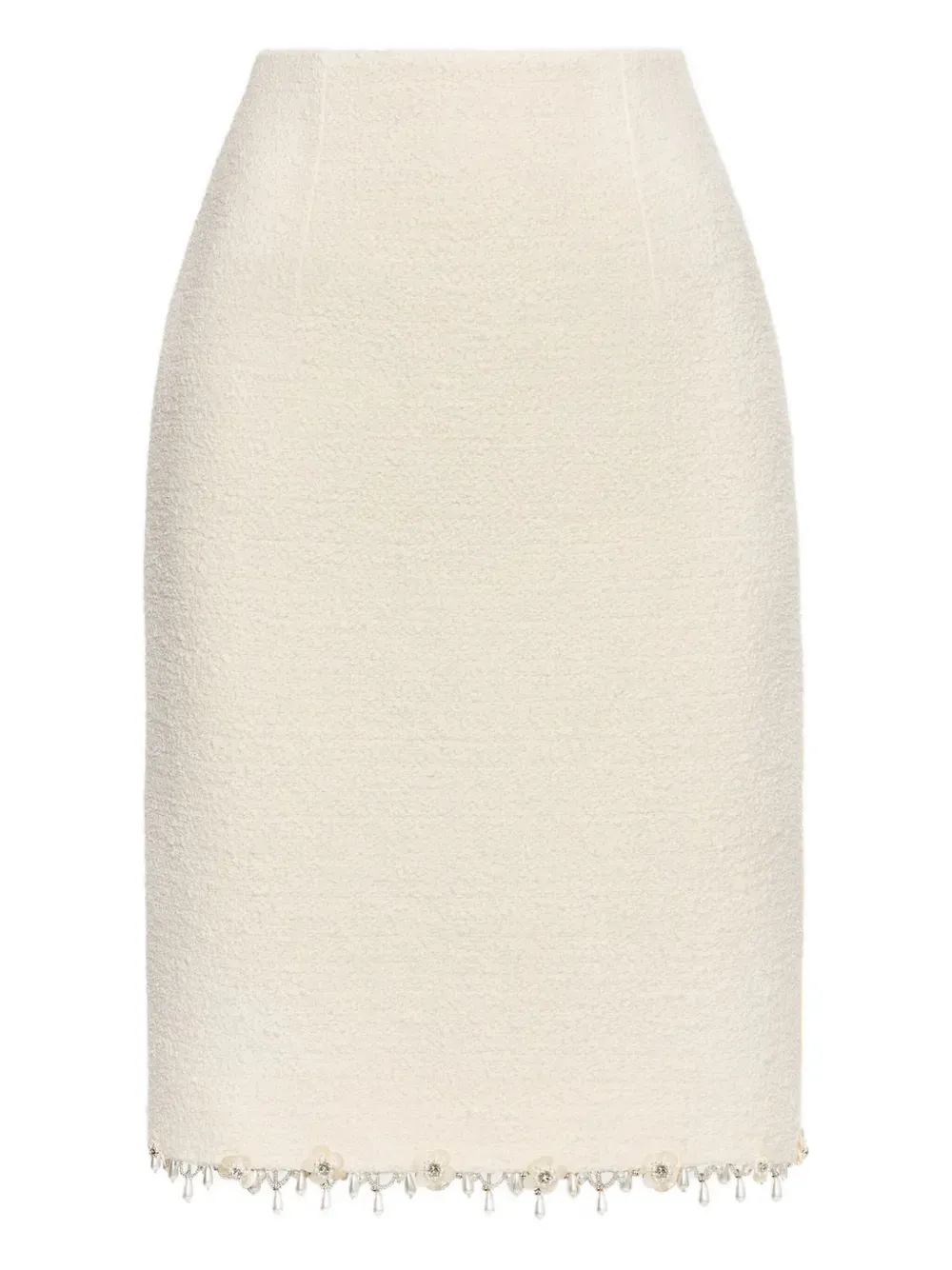 Oscar De La Renta Fringe-Detail Midi Skirt | 8