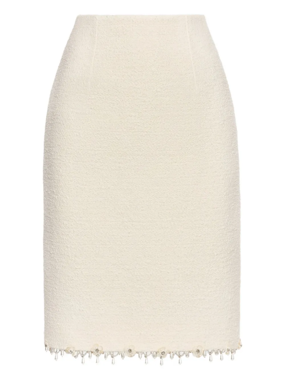 Oscar De La Renta Fringe-Detail Midi Skirt | 8