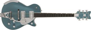 Gretsch's G6134T-140 LTD 140th Double Platinum Penguin with String-Thru Bigsby guitar