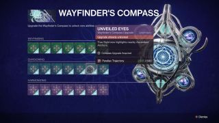 Destiny 2 season of the lost wayfinders compass upgrade unveiled eyes