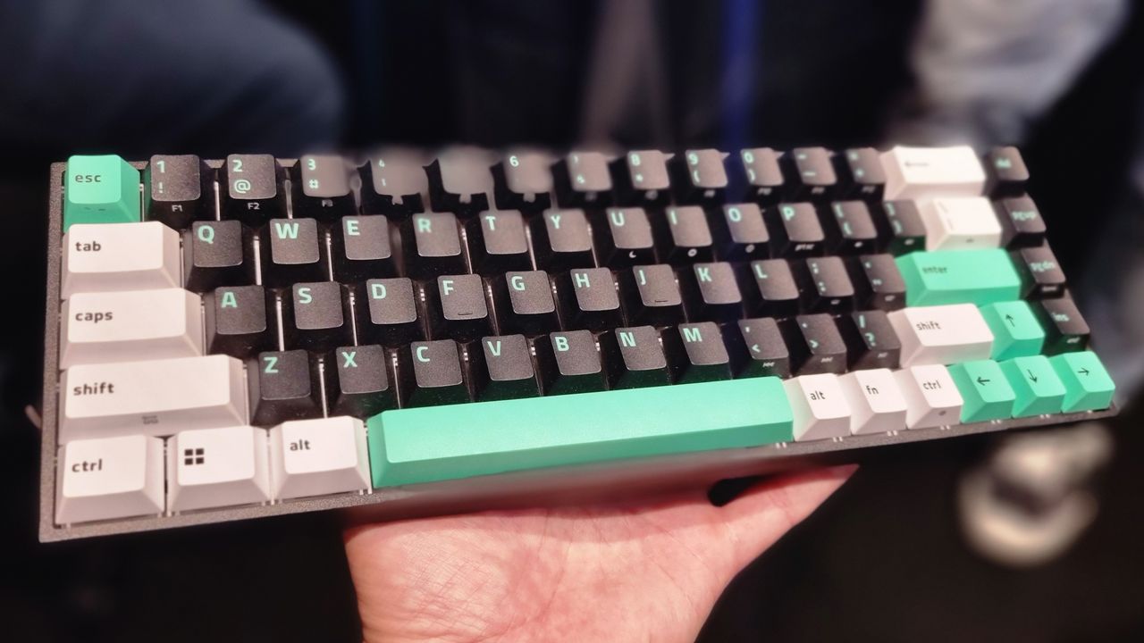 The Razer Reclusa X Mini 65% gaming keyboard at Gamescom 2026