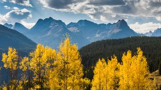 Sunlight Peak and the Needle Mountains Range Colorado in the fall