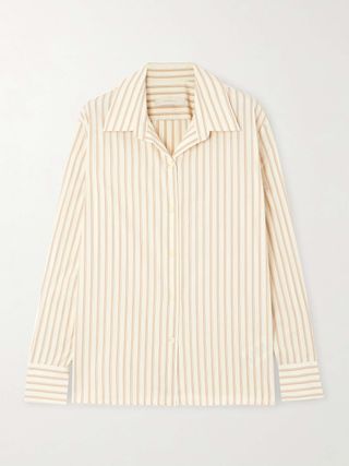 Vados Striped Cotton-Poplin Shirt