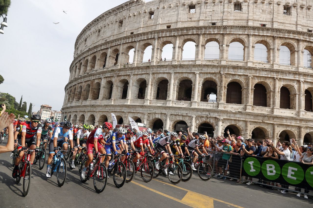 The final stage of the Giro d'Italia in Rome