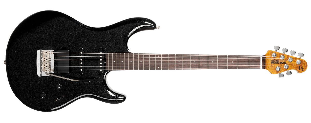 Ernie Ball Music Man Luke L4 HSS Black Sparkle
