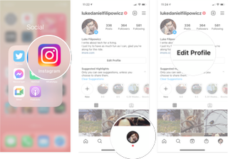 Adding Pronouns To Instagram Profile on iOS: Launch Instagram, tap your profile icon, and then tap edit profile.
