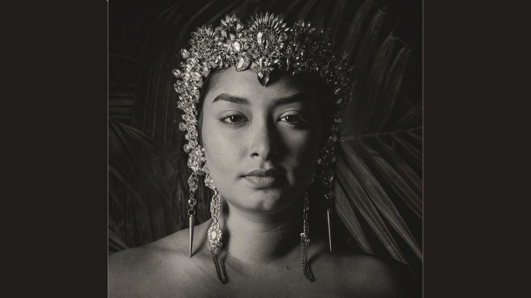 Photograph of a woman wearing a jewelled headress and titled 'Aliyah Hongping', taken by professional photographer Aneesa Dawoojee, a speaker at The Photography &amp; Video Show 2026