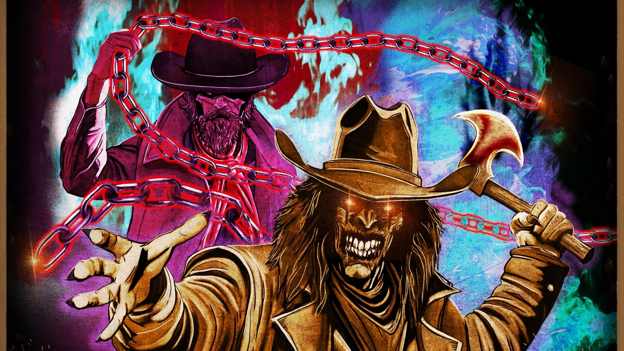 Hatchet and Chains: demon Bounty Hunters poster art