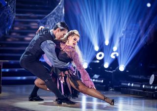 Molly Rainford and her professional partner on Strictly Come Dancing