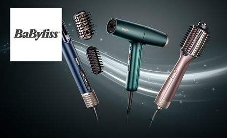 An assortment of Babyliss's different hair tools