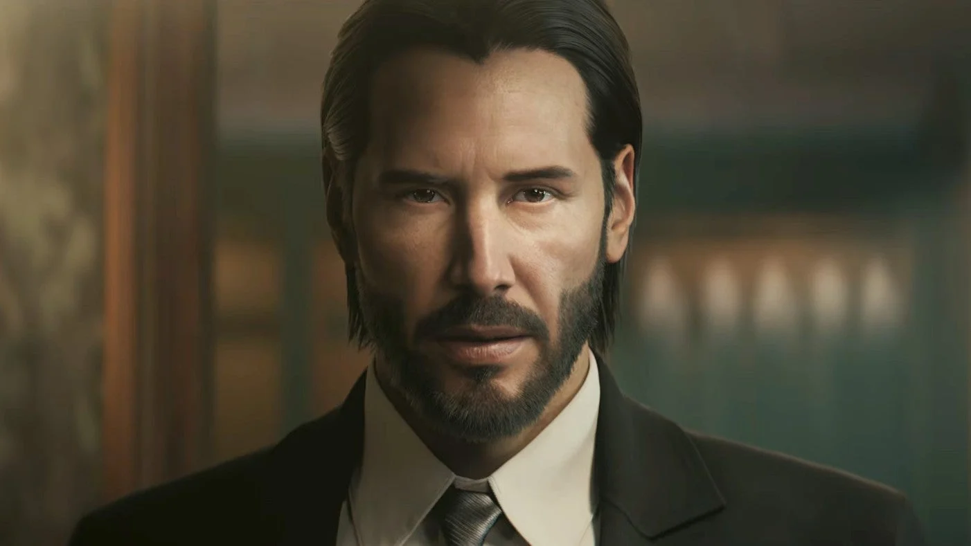 Keanu Reeves in an untitled John Wick video game