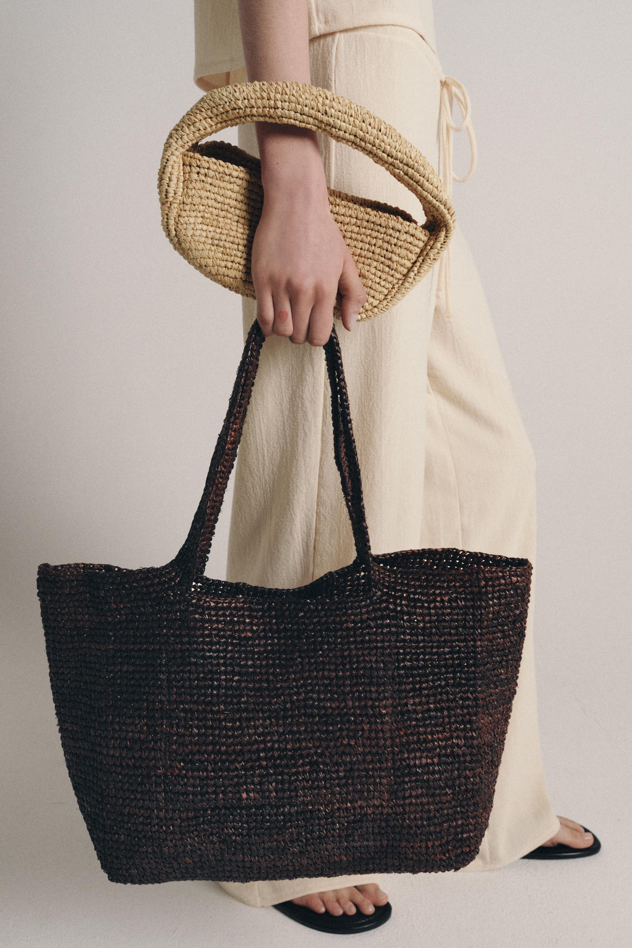 Raffia Tote Bag
