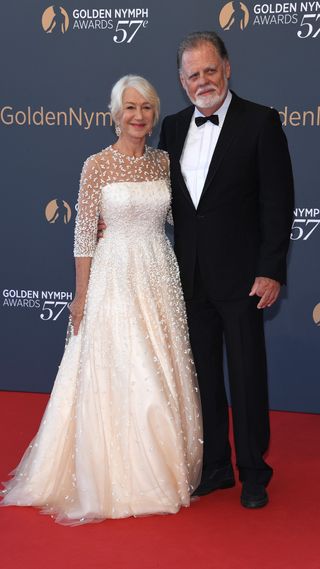 Helen Mirren with her husband