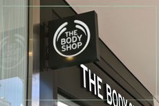 The Body Shop store sign