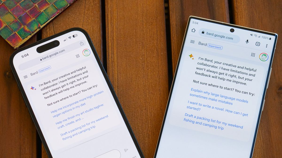 Google uses iPhone 14 Pro to promote Bard ChatGPT rival