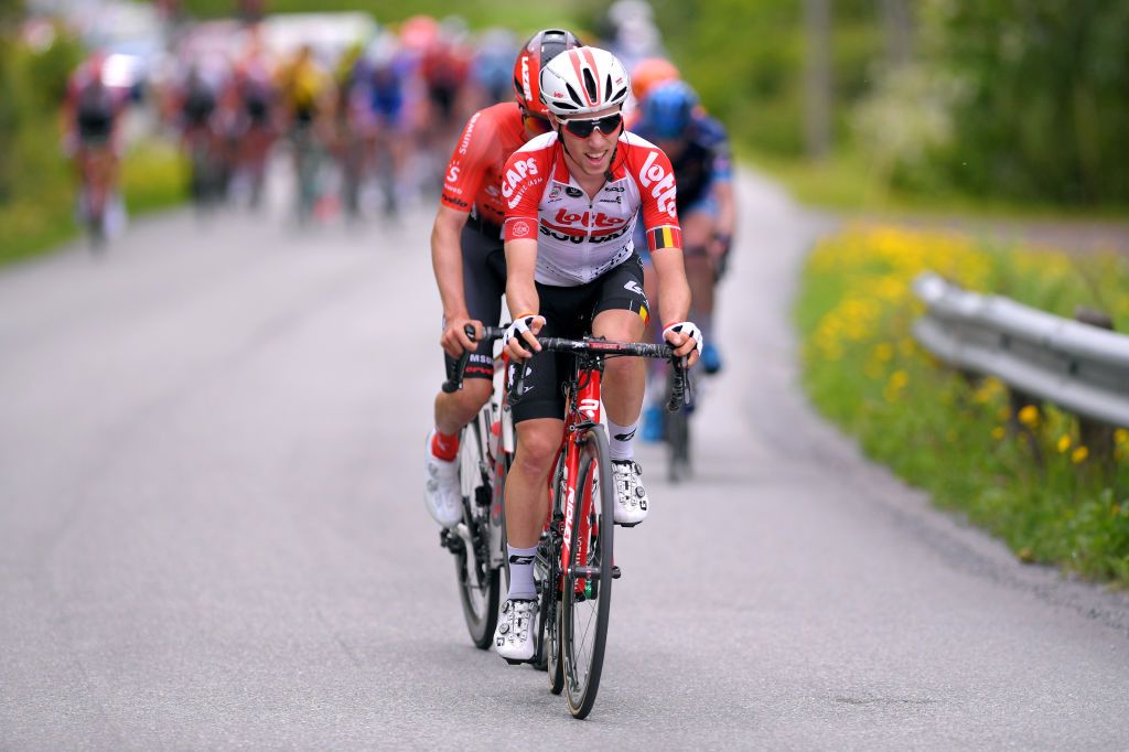 Bjorg Lambrecht during stage 6 of the Tour of Norway 2019