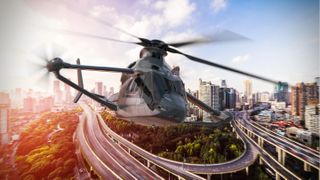 The new helicopter could reach speeds of nearly 250 mph (400 km/h), thanks to new technology and an advanced aerodynamic design.