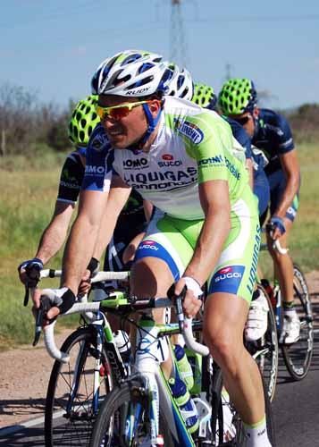 Ivan Basso (Liquigas-Cannondale) on stage two of the Tour de San Luis.