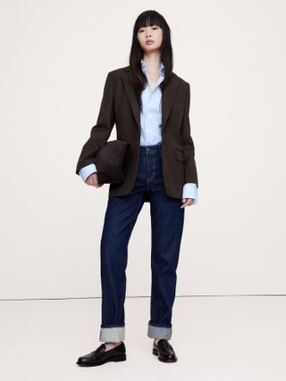 Banana Republic, Boyfriend Wool Blazer