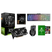EVGA GeForce RTX 3060 XC 12GB GDDR6 Graphic Card | EVGA 650W GQ 80+ Gold PSU | EVGA X17 Wired &nbsp;Mouse | EVGA Z12 RGB USB 2.0 &nbsp;Keyboard | Xbox Game Pass For PC 3 Month Membership| Other bundles available &nbsp;$709.95 at AntOnline (bundle deals)