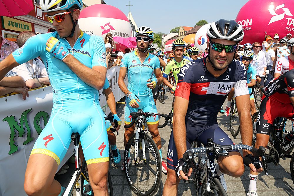 The start of stage 4 of the Tour de Pologne
