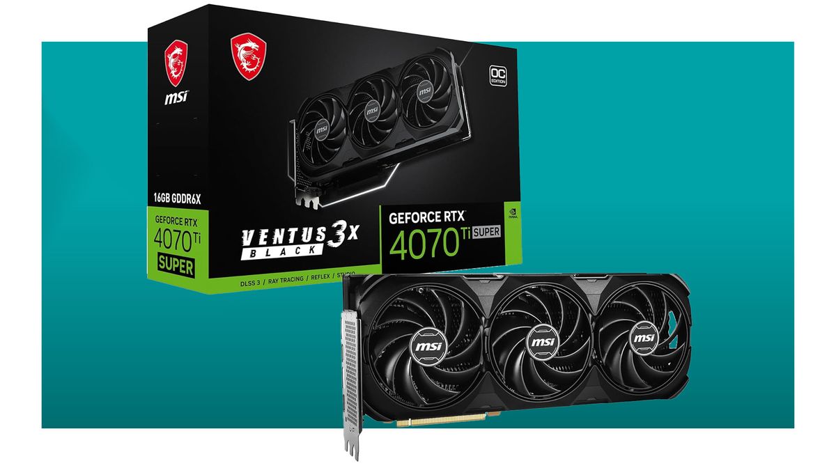 MSI RTX 4070 Ti Super Ventus 3X GPU