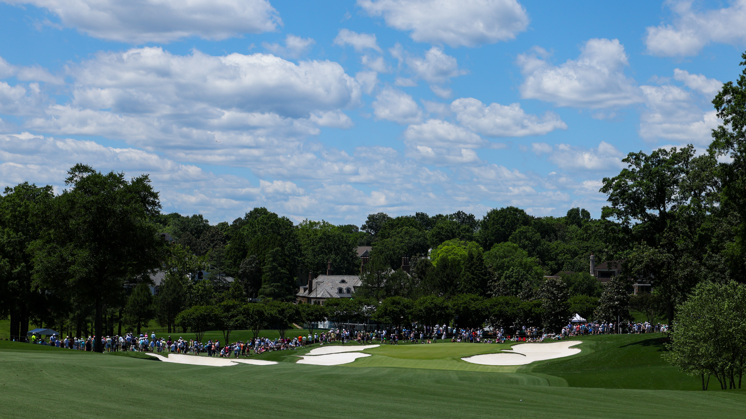 A view of a hole at Quail Hollow 